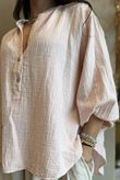 Suri Cushion Cotton Laurie Blouse Antique Rose